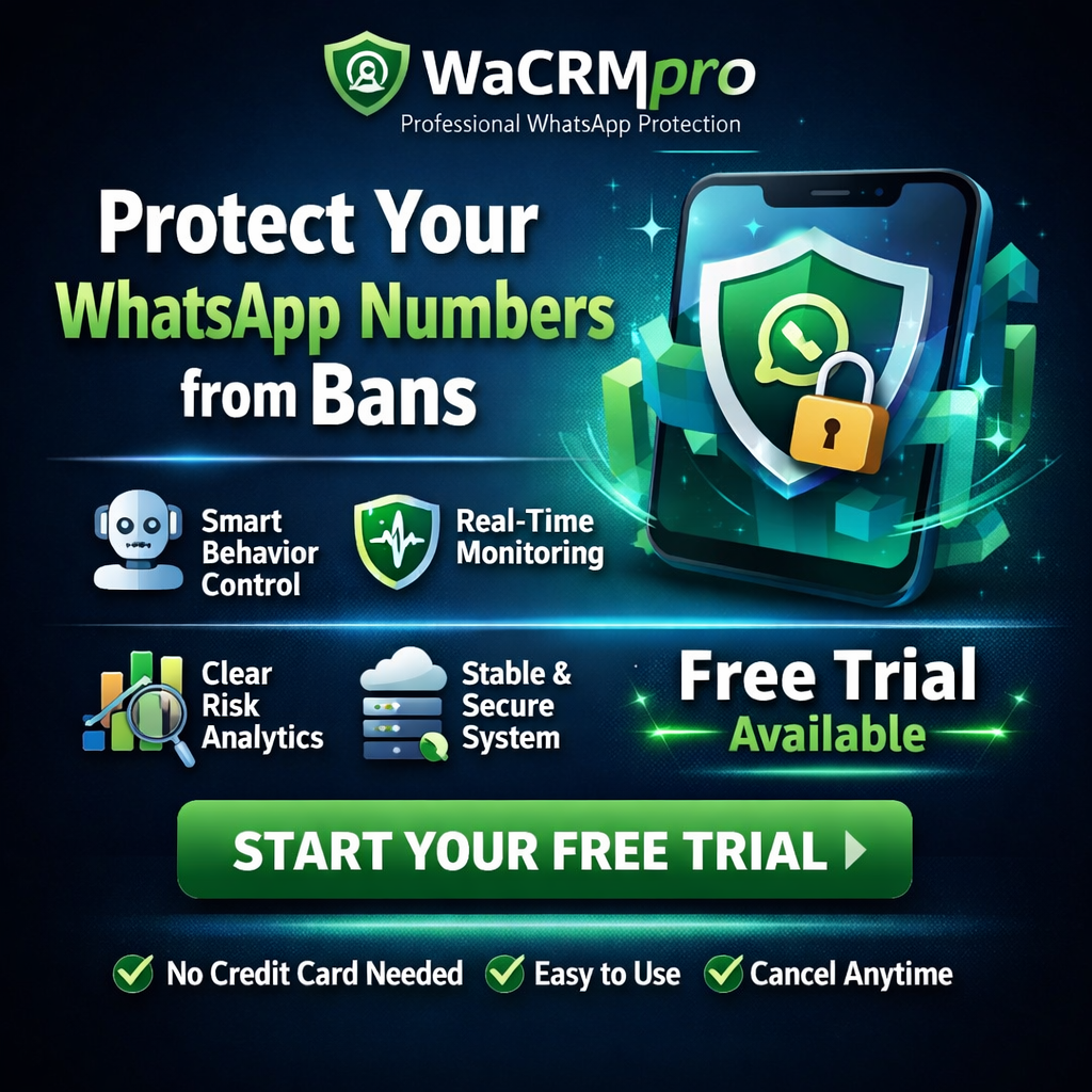 How to Protect WhatsApp Numbers from Ban (Free Trial Available)